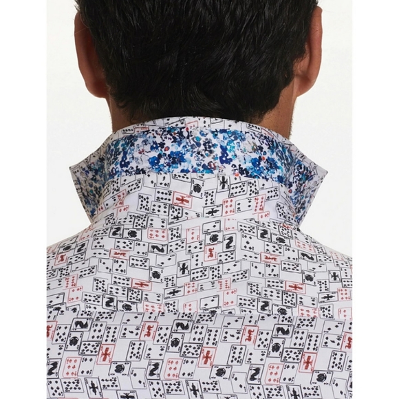 ROBERT GRAHAM High Card Poker Fit Shirt 3XL - Picture 5 of 7